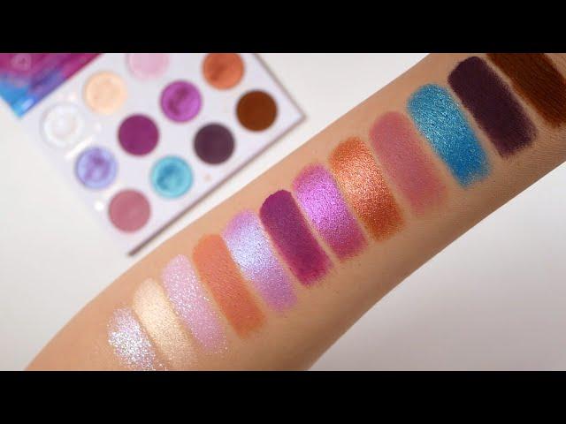 ColourPop Ctrl + Alt + Glam Shadow Palette Live Swatches