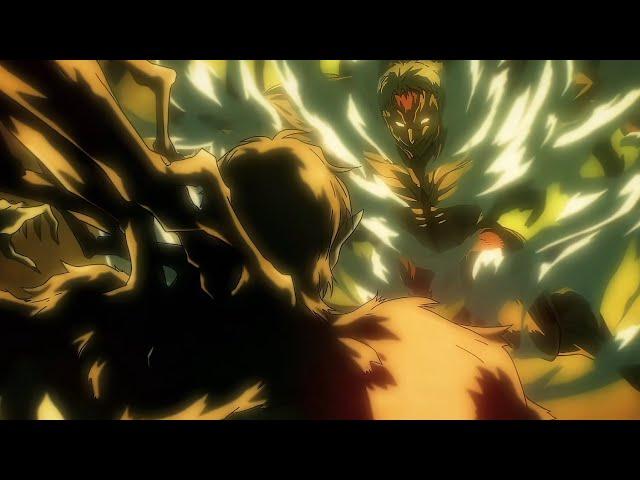 Reiner and Survey Corps vs Zeke and Eren Full Scene [4K] | Attack On Titan Season 4 Part 3 Episode 1