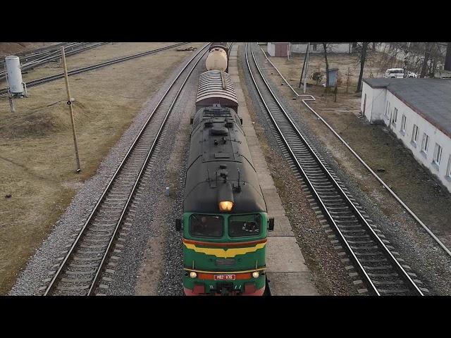 M62 locomotive pulling uphill (BRUTAL SOUND)