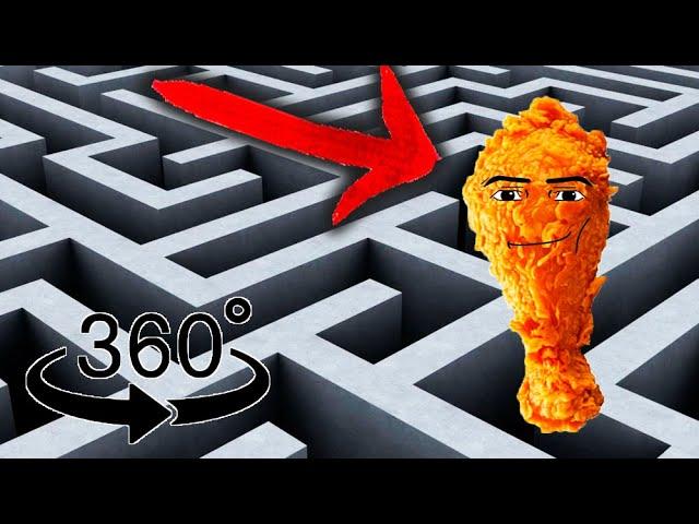 Gegagedigedago - Running in the maze! But this is a  360° degree video! ( Gegagedigedagedago meme )