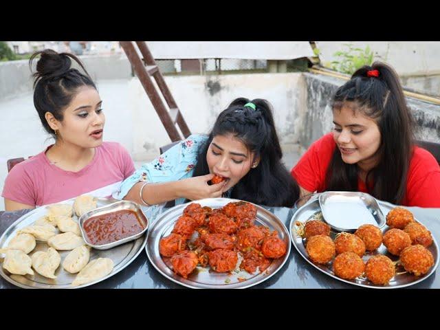 10 Seconds Momos Eating Challenge | Chilli Momos, Kurkure Momos and Paneer Momos | Food Challenge