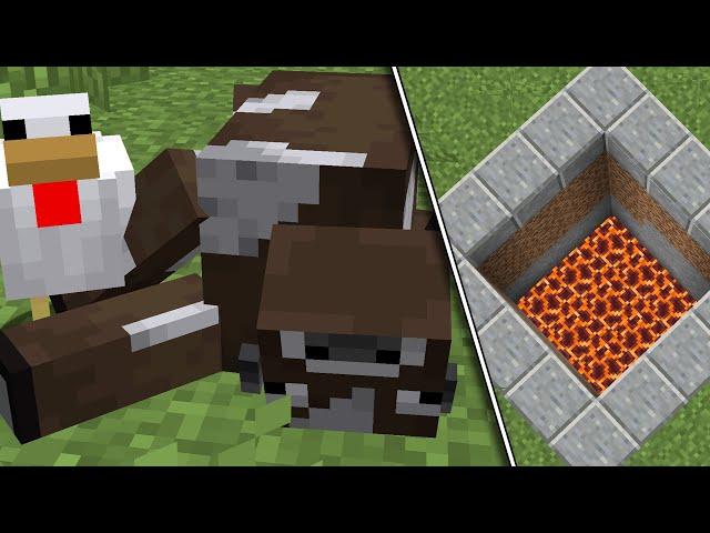 I Made a Magma Cow Blender in Minecraft! - Minecraft #shorts #minecraftshorts