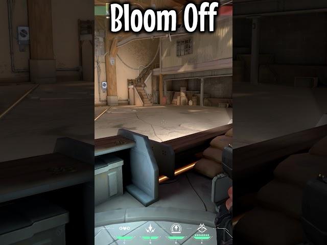 Valorant Bloom Settings On vs Off | How to Turn Off Bloom in Valorant Best Settings for Competitive