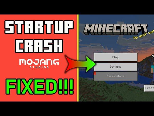 How to fix the Startup Crash at Mojang Screen in Minecraft Bedrock Edition