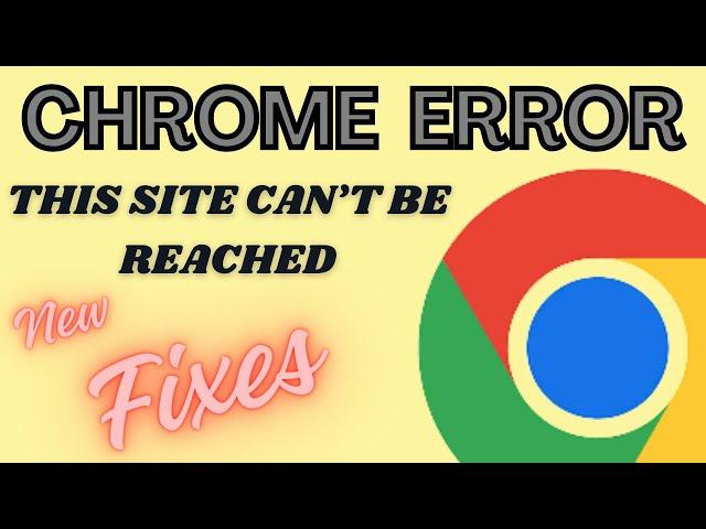 This Site Can't be Reached Google Chrome | How to Fix This Site Can't be Reached Problem Solved