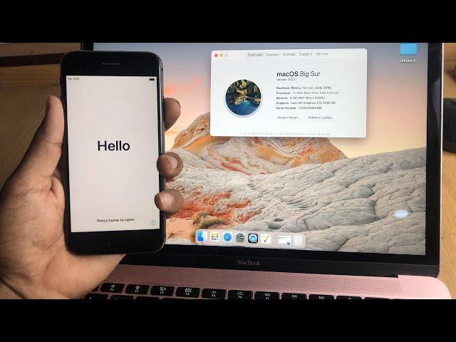 Update And Restore iPhone Using iPsw Firmware [MacOS Big Sur]