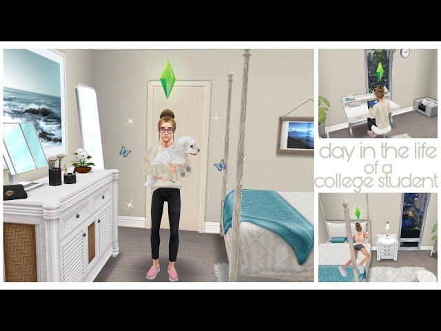 Sims FreePlay | DAY IN THE LIFE | COLLEGE STUDENT | em's sims designs