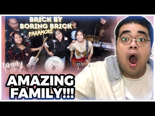 Missioned Souls - BRICK BY BORING BRICK by Paramore | Family band studio cover REACTION