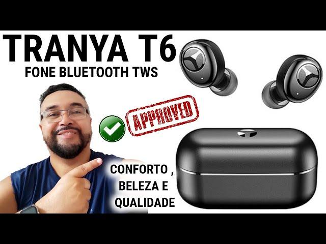 TRANYA T6  FONE BLUETOOTH,  REVIEW DE USO , SURPREENDE com  EXCELENTE QUALIDADE em tudo !