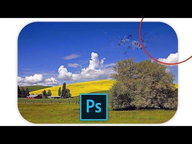 Make Any Photos Round Corner in Photoshop CC