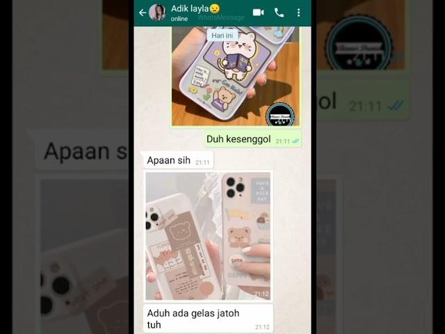 Cerita wa palsu II #whastmock II # fake chat