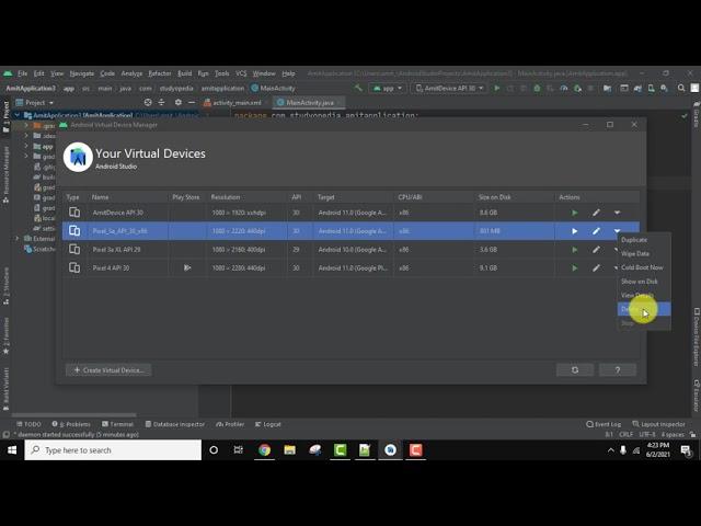 How to Delete an AVD on Android Studio (2021)