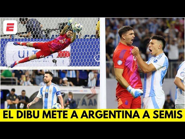 ARGENTINA A SEMIFINALES. Sufriendo, venció a ECUADOR en los penales en los cuartos | Copa América