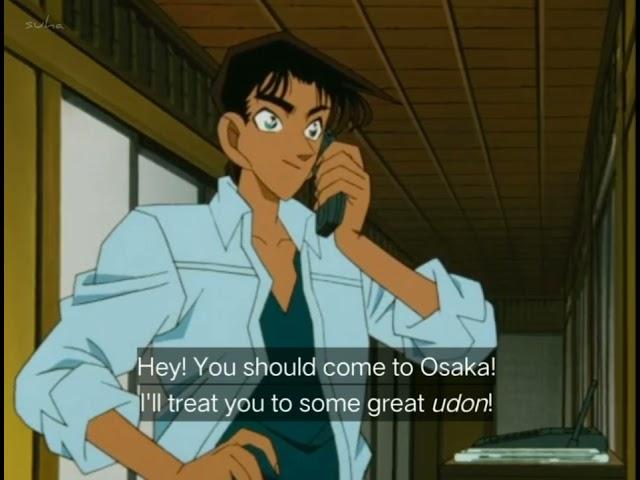 Conan is annoyed with Hattori | Detective Conan: Case Closed