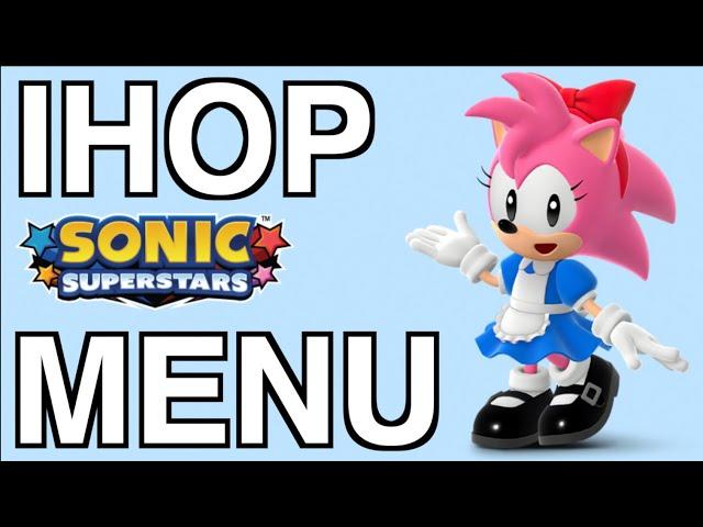 Sonic's...IHOP Crossover?