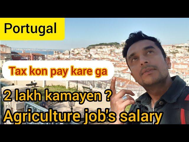 Portugal agriculture job's and salary | room rent's & kitna kama lo gay ap