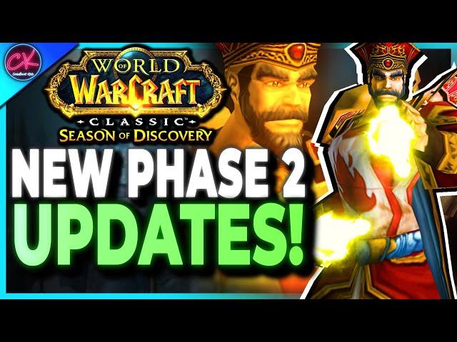 More Phase 2 Updates! HUGE Raid Info, New Teases, Mounts & More | Season Of Discovery