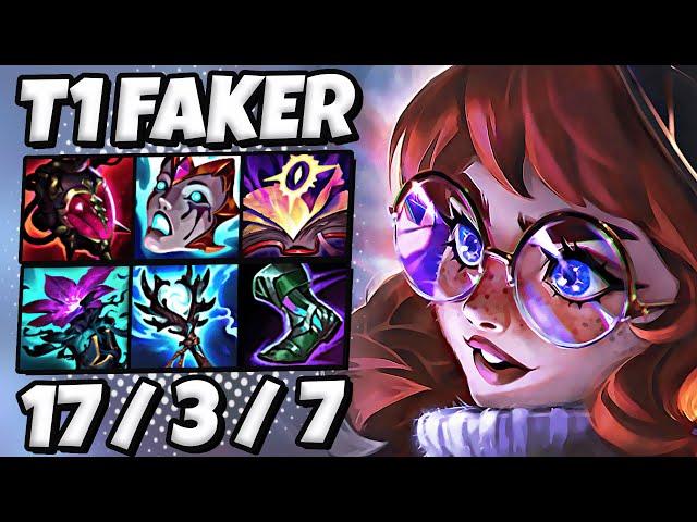 T1 Faker Aurora vs Hwei [ MID ] Patch 14.23 Ranked Korea 