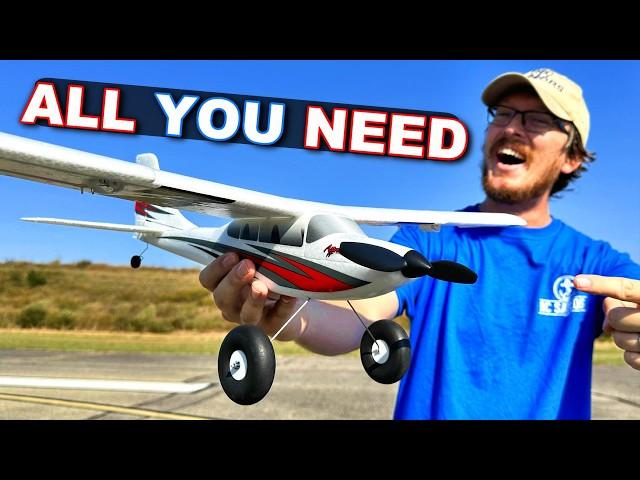 NEWEST RC Airplane for BEGINNERS that is EASY TO FLY!!! - HobbyZone Apprentice STOL S 700mm