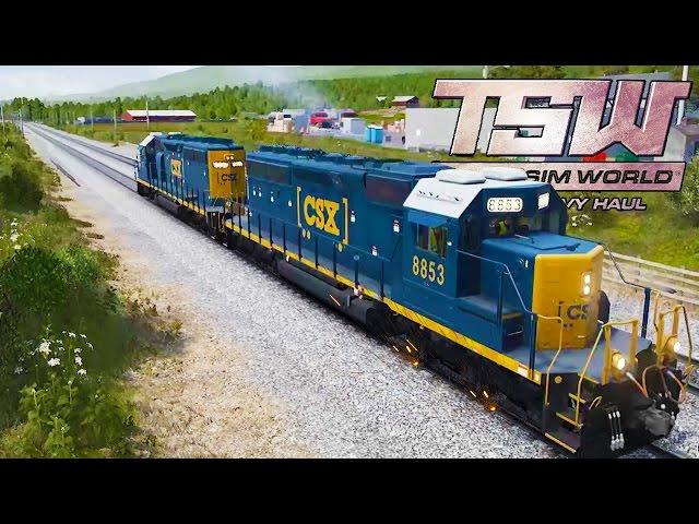 I BROKE THE TRAIN! Train Simulator Driving! - Train Sim World:  CSX Heavy Haul Gameplay Ep 1