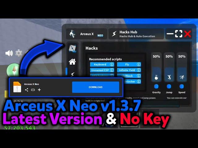 Roblox Arceus X Neo New Update V1.3.7 | Delta Executor & Fluxus | Arceus X Atualizado