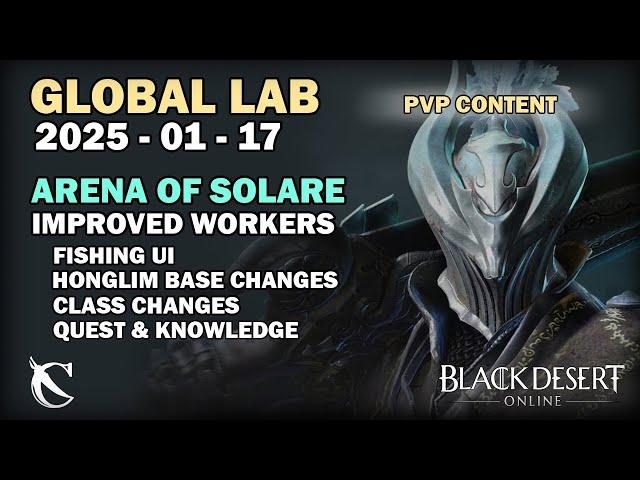 BDO - Global Lab - Arena of Solare New Season, Monster, Classes & QoL Improvements - UPDATE