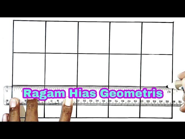 Menggambar Ragam Hias Geometris Yang Mudah Sekali