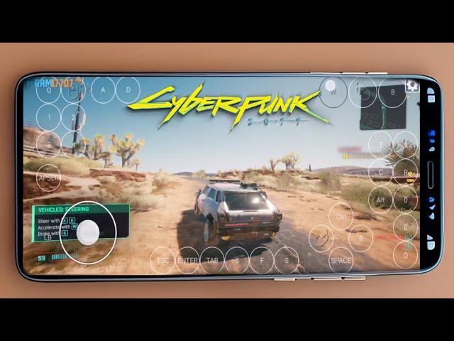 Cyberpunk 2077 Play on Mobile in Mobox Emulator - Pc Game Test