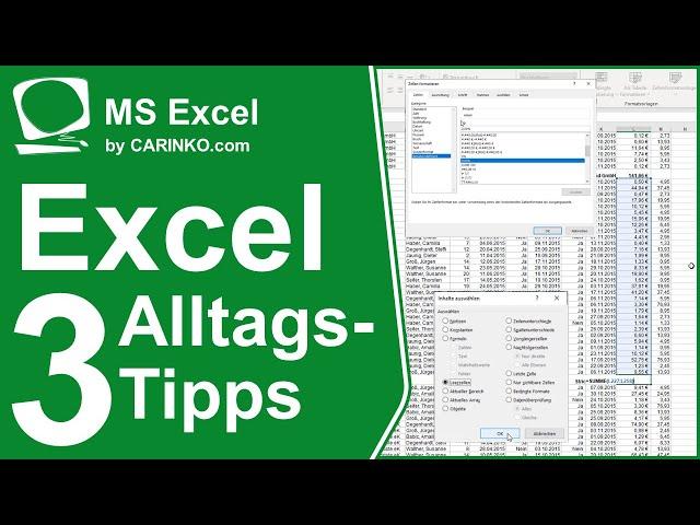 3 MS Excel Alltagstipps - carinko.com