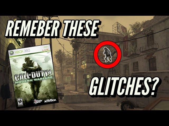 Do You Remember These Old School COD 4 Glitches In 2022..?