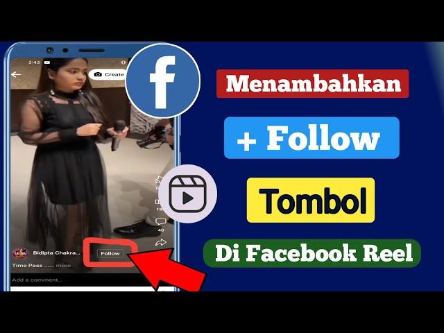 Cara Menambahkan Tombol Follow Di Facebook Reels ||  aktifkan tombol ikuti di gulungan Facebook