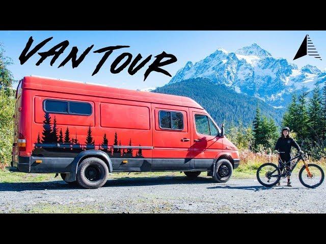 Bike Shop Owner Lives in Self-Built Sprinter Van