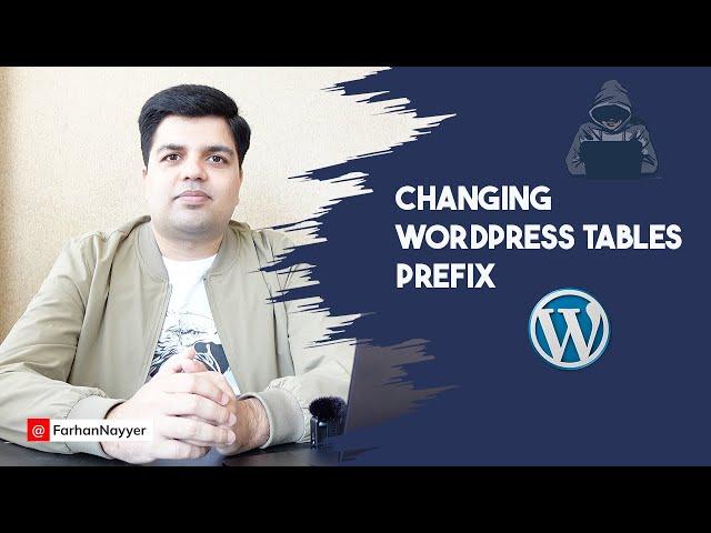 Changing the WordPress default table prefix