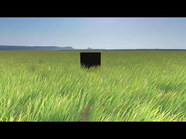 Three.js WebGL 3D Basic Grass