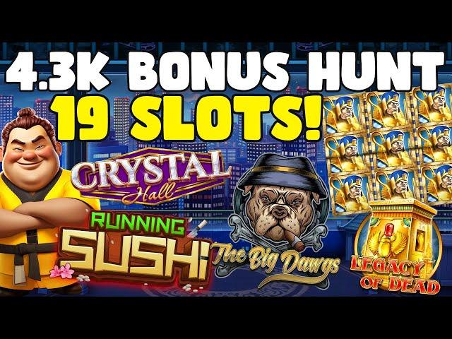 €4300 SLOTS BONUS HUNT | 19 BONUSES SAVED | CAN WE MAKE PROFIT? BIG WIN INCOMING??