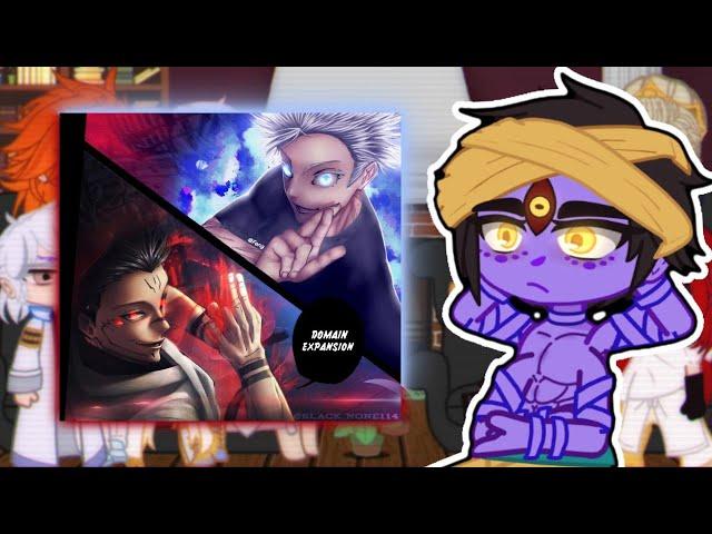 Gods [Record of Ragnarok] react to Satoru Gojo vs Sukuna || Gacha 