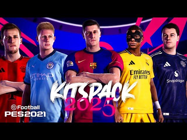 Kit Pack PES 2021 Season 2025 All Leagues | Smoke Patch