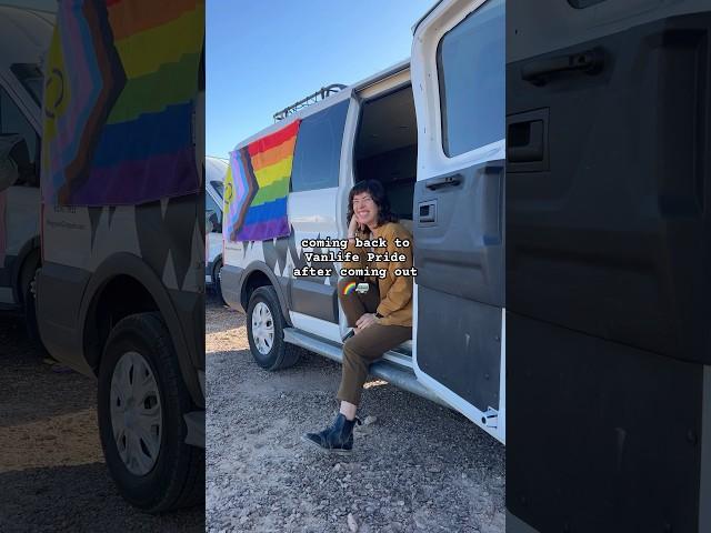 I had the best time at @vanlifepride!  #vanlife #wlw #comingoutstory