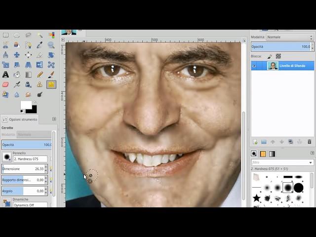 Togliere i nei ed eliminare i difetti della pelle (Fotoritocco con Gimp)