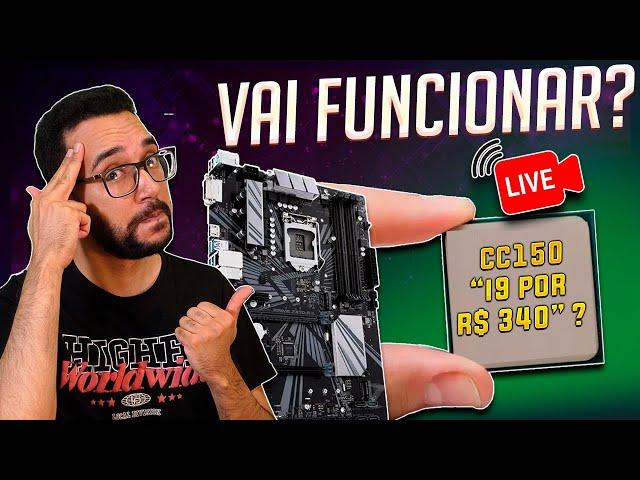 AO VIVO! É Bom MESMO? O tal "I9 BARATO" do AliExpress - Unboxing CC150 e Placa ASUS PRIME Z370-P