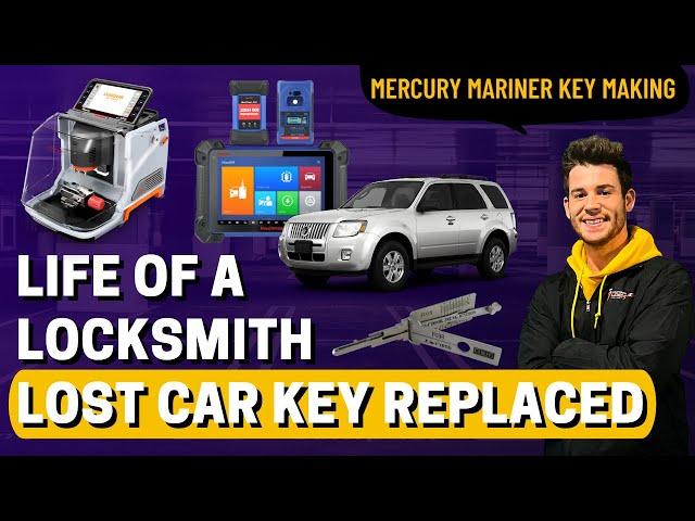 On the job - Replacing Lost Car Key - Decoded, Cut, & Programmed