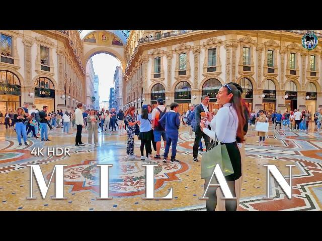 MILAN ITALY  4K Grandiose cosmopolitan metropolis / Holiday from Switzerland