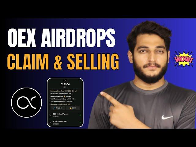 OpenEx Airdrop Full Claim & Selling Process || How To Claim & Sell Oex Coins