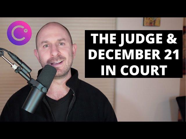The Celsius Judge In Court On December 21st