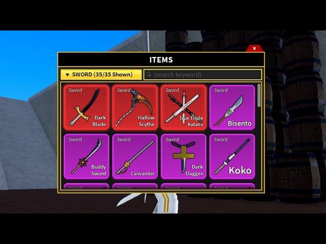 I Spent 50 Hours Getting All Legendary Blox Fruit Swords