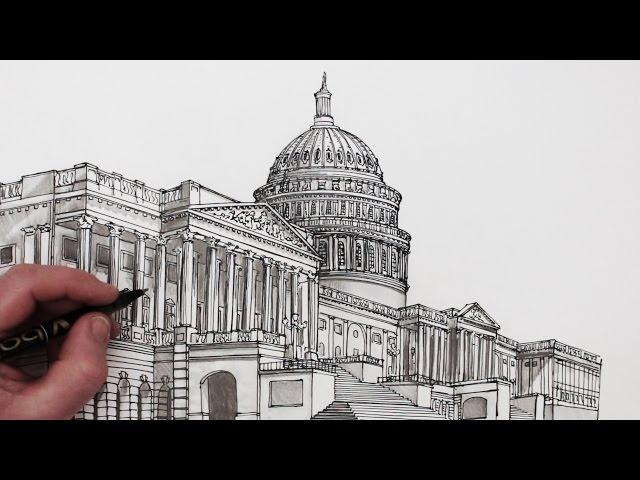 How to Draw Buildings: The United States Capitol Building