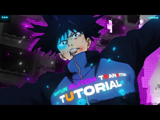 『 NEPTUN'S GLITCH TRANSITION TUTORIAL 』After Effects 『 100SUB SPECIAL 』