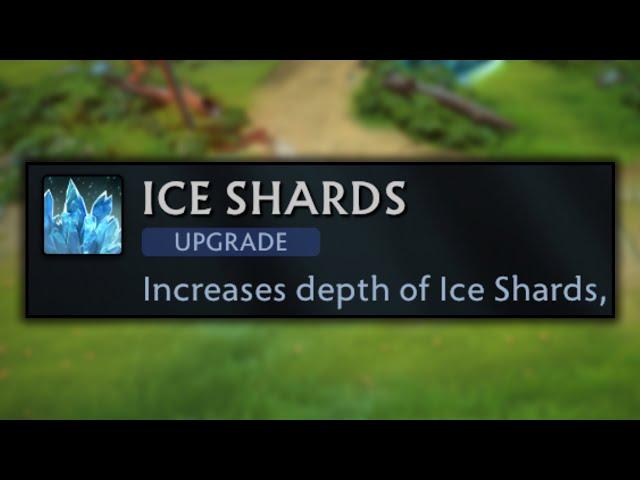 Increased depth of Ice Shards Dota 2