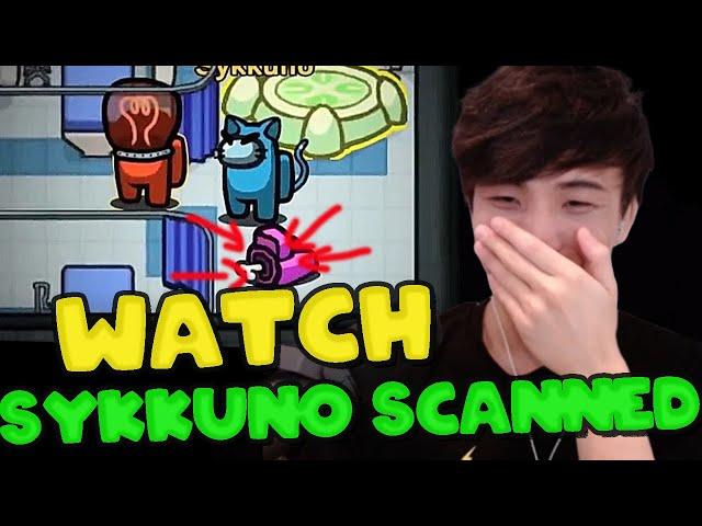 Behold, Sykkuno scanned himself | Among Us ft. Sykkuno, Valkyrae, Jacksepticey