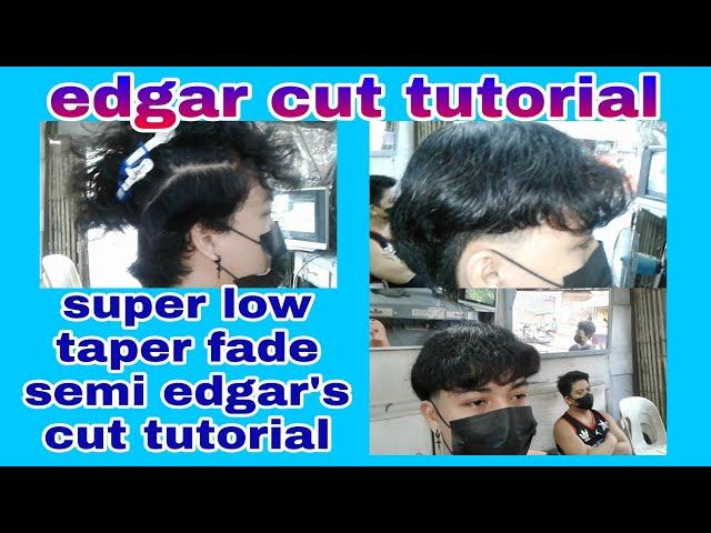 EDGAR CUT TUTORIAL super low taper fade semi EDGAR'S CUT Noli Omigan